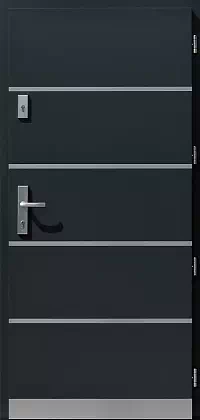 Drzwi antywłamaniowe 423,1-500C antracyt 3