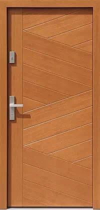 Drzwi antywłamaniowe 430,13 jasny dąb