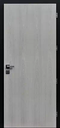Drzwi antywłamaniowe zewnętrzne do domu i wewnętrzne do mieszkania model wzór 500C w kolorze białe lazur + antracyt.