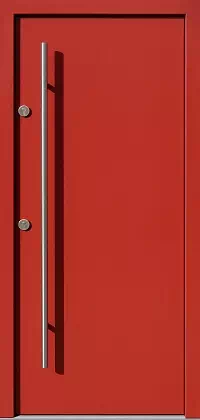 Drzwi antywłamaniowe 500C czerwone
