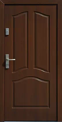 Drzwi antywłamaniowe 501,3 orzech