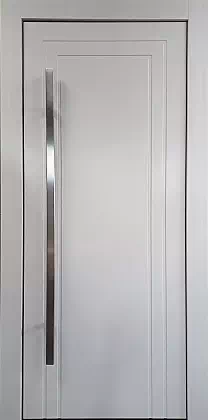 Drzwi antywłamaniowe zewnętrzne do domu i wewnętrzne do mieszkania model wzór 642,2 w kolorze białe.