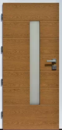 Drzwi dębowe zewnętrzne 476,4 winchester+białe
