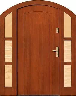 Drzwi zewnętrzne wzór 801,1 w kolorze teak dąb