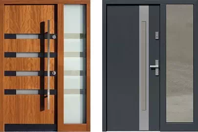 Dostawka stała od strony zamka do drzwi zewnętrznych.