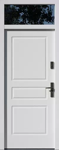Drzwi z naświetlem górnym nieotwieranym 533,4 białe