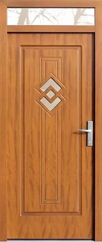 Drzwi z naświetlem górnym nieotwieranym 575,1 złoty dąb