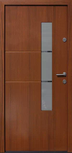 Drzwi zewnętrzne nowoczesne do domu 429,11+ds12 w kolorze tiama.