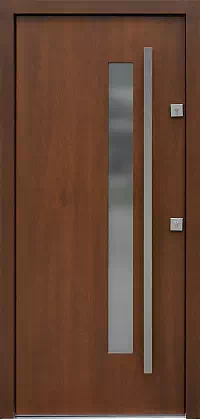 Drzwi zewnętrzne nowoczesne 427,14 orzech