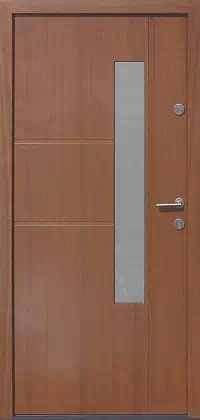 Drzwi zewnętrzne nowoczesne do domu wzór 429,11 w kolorze tiama.