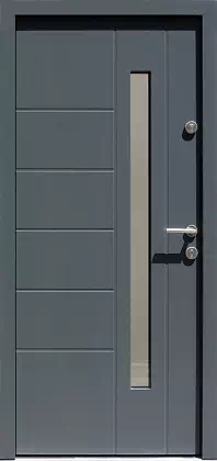 Drzwi zewnętrzne nowoczesne 475,14 jasno szare