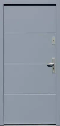 Drzwi zewnętrzne nowoczesne 490,2 jasno szare