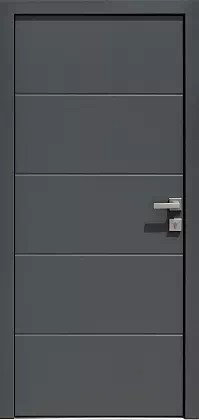 Drzwi zewnętrzne nowoczesne 490,9 szare 3