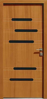 Drzwi zewnętrzne nowoczesne do domu 492,5 w kolorze ciemny dąb.