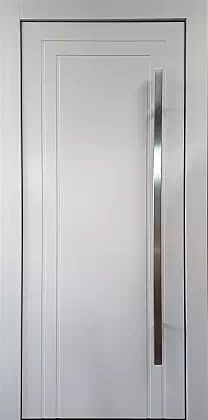 Drzwi zewnętrzne nowoczesne do domu wzór 642,2 w kolorze białe.