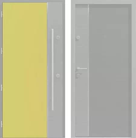 Kolor podstawowy zewnętrznej strony skrzydła drzwi zewnętrznych