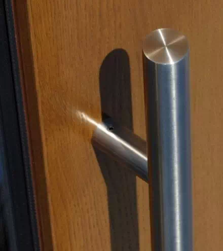 Pochwyt rurowy - antaba okrągła średnicy 32 mm - wykończenie powierzchni: szlif