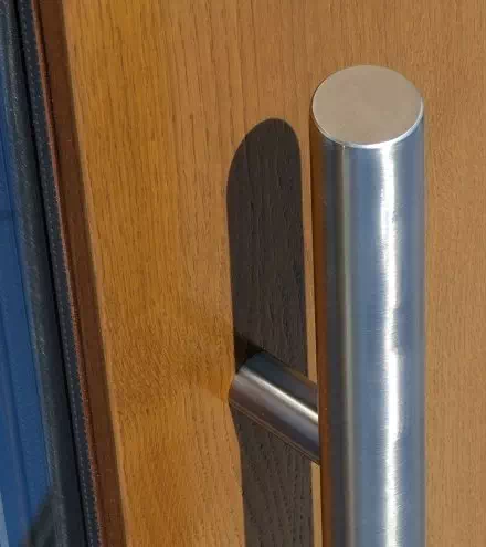 Pochwyt rurowy - antaba okrągła średnicy 40 mm - wykończenie powierzchni: szlif