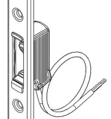 Czujnik zaryglowania - rysunek zestawieniowych
